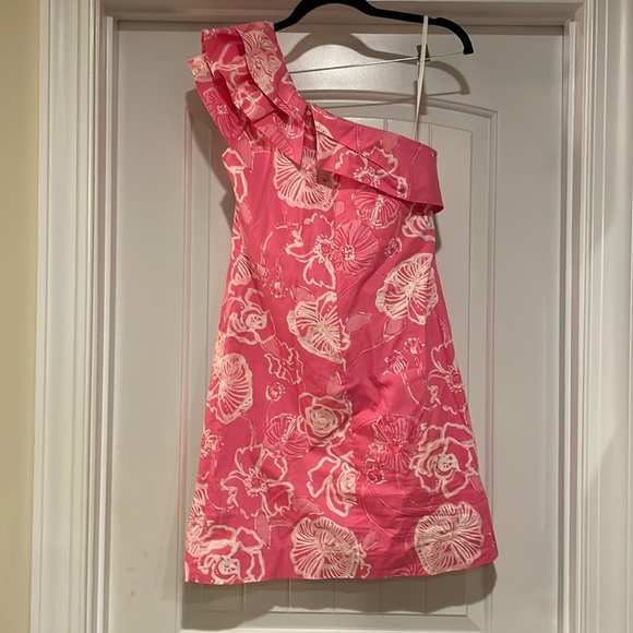 Lilly Pulitzer One Shoulder Dress - Picture 3 of 4